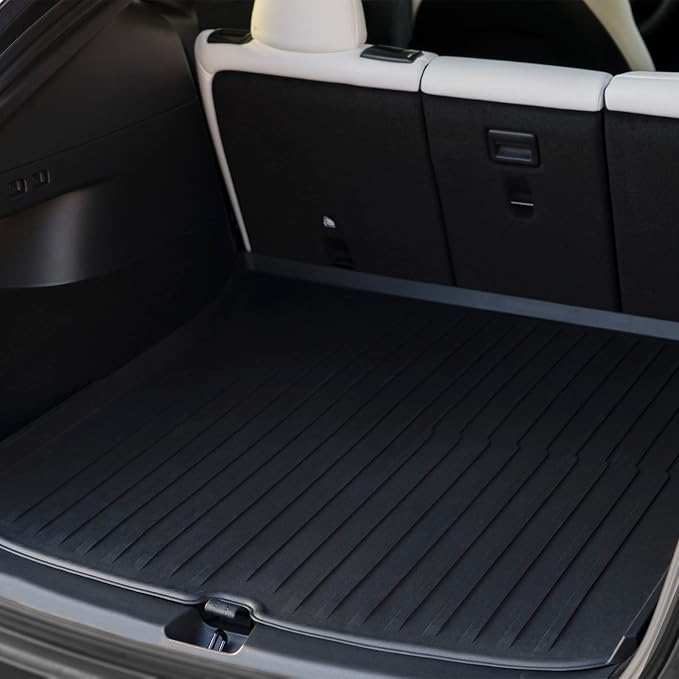 All Weather Cargo Liners for Tesla Model Y Trunk Mats,Front Frunk and Rear Trunk Tray Mats Protector 2021 2022 2023 2024 Accessories