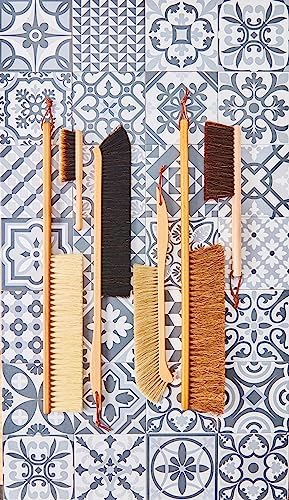 REDECKER Car Snow Brush 25-1/2 Inches - Natural Bristle Scrub Brush - Car Accessories - Wood Snow Brush - Snow Removal for Cars
