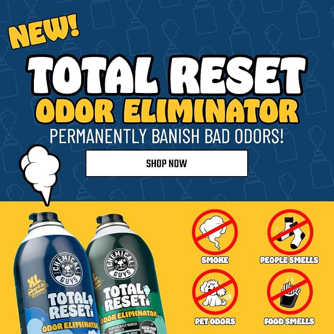 Chemical Guys Odor Eliminating Aerosol Fogger, Black Frost Scent - 3 oz Single Can For Cars, Trucks, And SUVs - Set-And-Forget Interior Deodorizer Neutralizes Smoke, Pet, Gym, And Food Odors & More