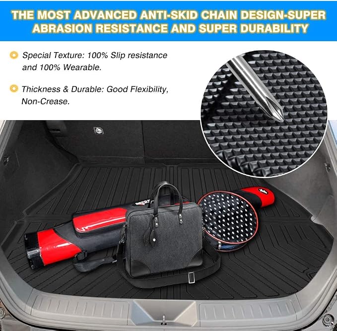 KUST Trunk Cargo Mat for Toyota Venza 2021-2025, All Weather Rear Cargo Liner for Toyota Venza Accessories
