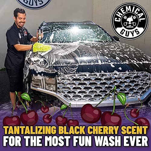 Chemical Guys CWS619 Black Light Foaming Car Wash Soap & Refill Kit, 2 Bottles - (1) 16 oz and (1) Gallon (Works with Foam Cannons, Foam Guns or Bucket Washes) 144 oz