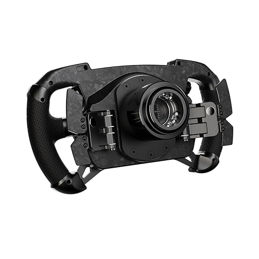 MOZA GS V2P Racing Steering Wheel for PC, 300mm GT driving Wheel sim racing gaming car Wheel, All-aluminum Quick Release, 8-color RPM LED Light