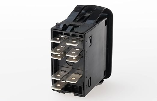 Positron DPDT Door Open/Close Switch – PN: CI09028 – Double Pole Double Throw Momentary Rocker for Transit Bus & Commercial Vehicle Doors