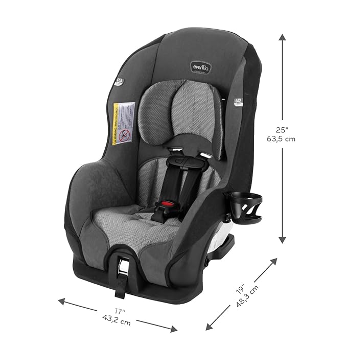 Evenflo Tribute LX Convertible Car Seat (Saturn Gray)
