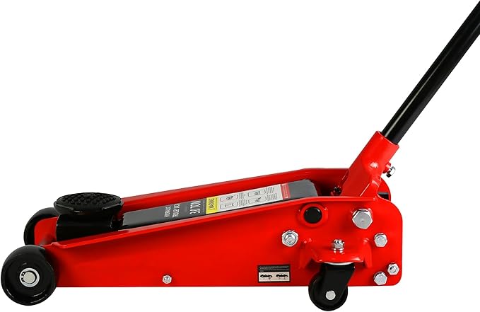 Floor Jack 3 Ton(6,000 lbs) Low Profile Capacity Fast Lift Service Jack Steel Heavy Duty Hydraulic Car Jack with Quick Lift Pump for Sport Utility Vehicle, Lifting Range 5.1"-20",Blue