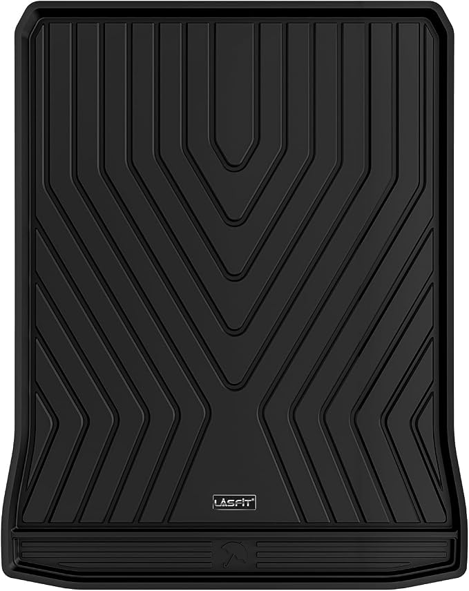 LASFIT Trunk Mats Fit for BMW 5 Series G30 2017 2018 2019 2020 2021 2022 2023, Custom Fit TPE All Weather Cargo Bed Liners for 530i 540i M550i 540d xDrive, Black