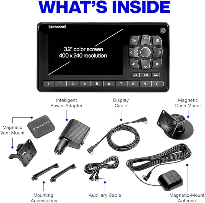 Roady BT in-Vehicle Satellite Radio (SXVRBT1) | SiriusXM