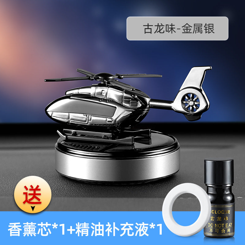Camouflage Solar-Powered Car Air Freshener Decor