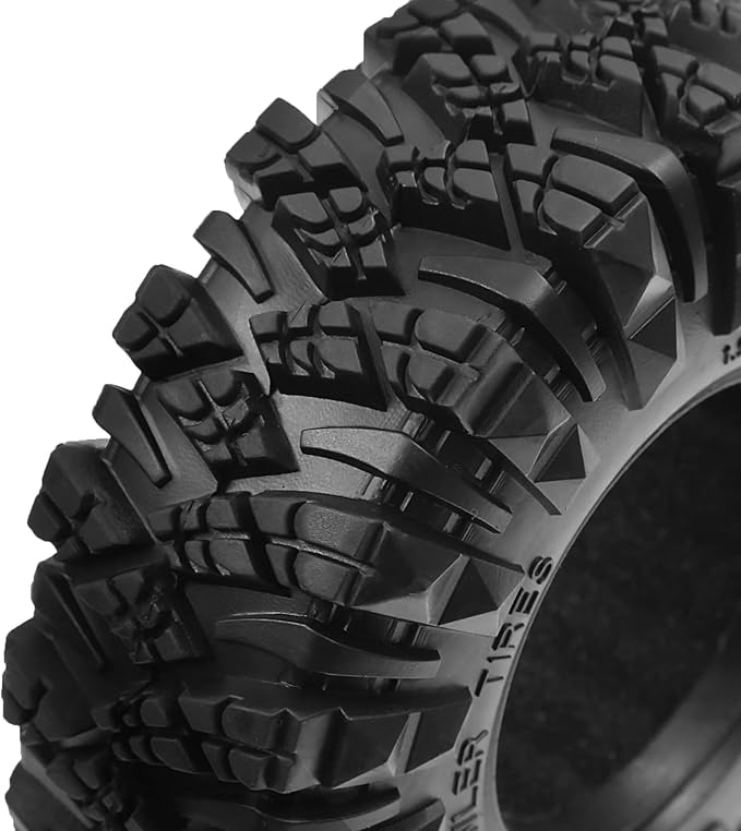 STMU 1.9 RC Crawler Tires 4.33 Inch OD Foam Inserts for Traxxas TRX4 Axial SCX10 SCX10 II III RBX10 Redcat Gen 8 (1.9)