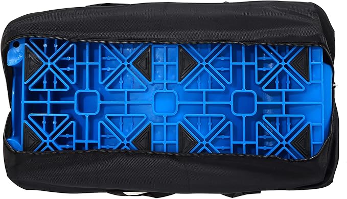 Tire Saver Ramps Anti-Slip Pads Design 4 Pack Car Tire Wheel Ramps for Flat Spot and Flat Tire Prevention, Anti-Slip Pads for Storage Carrying Bag Easy to Store