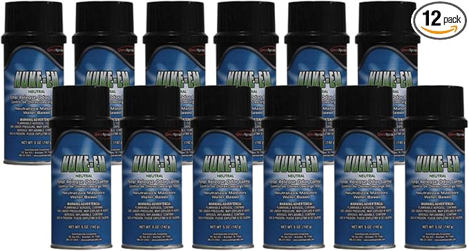 Quest 3220 NUKE 'EM Water-Based Total Release Odor Control (Case of 12)