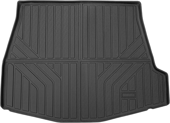 Powerty Cargo Mat Compatible for Toyota bZ4X & Subaru Solterra 2023 2024 2025 2026 Accessories All Weather Cargo Liner TPE Rear Trunk Mat