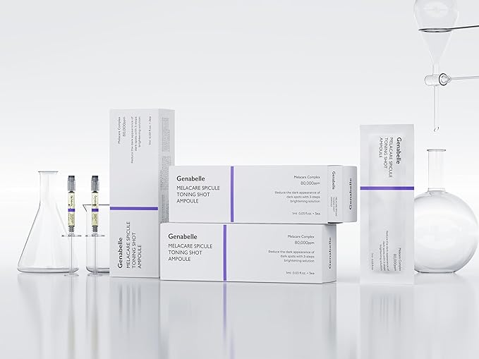 Genabelle Melacare Intensive Full Set - Melacare Intensive Cream (1.69 fl oz) & Spicule Toning Shot Ampoule (0.03 fl oz* 3ea) & Jelly Touch Dual Pad (4.05 fl oz)