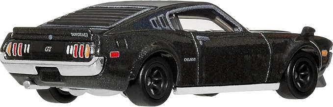 Hot Wheels Car Culture Premium Toy Die-Cast 1977 Toyota Celica in 1:64 Scale, Real Riders Tires & Metal/Metal Body & Chassis, Japan Historics 5