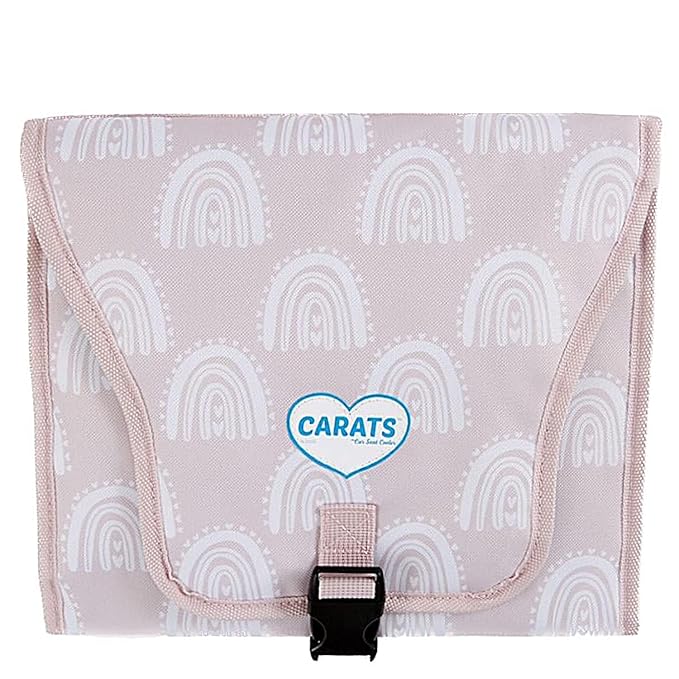 Cool Carats Car Seat Cooling Pad for Babies, Toddlers, and Kids - Comfortable and Durable Cooling Pad for Hot Summer Days - One Size Fits All, Love Pink