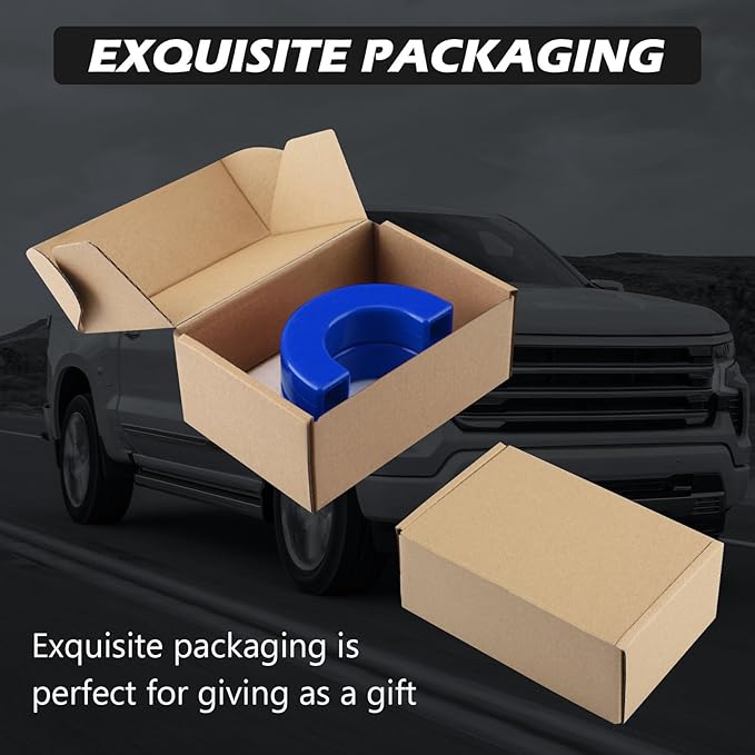 Tow Hook Covers Fit for Chevy Silverado 1500 2007-2026/GMC Sierra 1500 2007-2018, Customized Car Tow Hooks Compatible with Chevrolet Silverado 1500 Accessories 2007-2025 (Dark Blue)