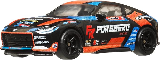 Hot Wheels Premium Car Culture Collectible Toy Car, 1:64 Scale Die-Cast Nissan 400Z, Slide Street Vehicle with Real Riders Tires