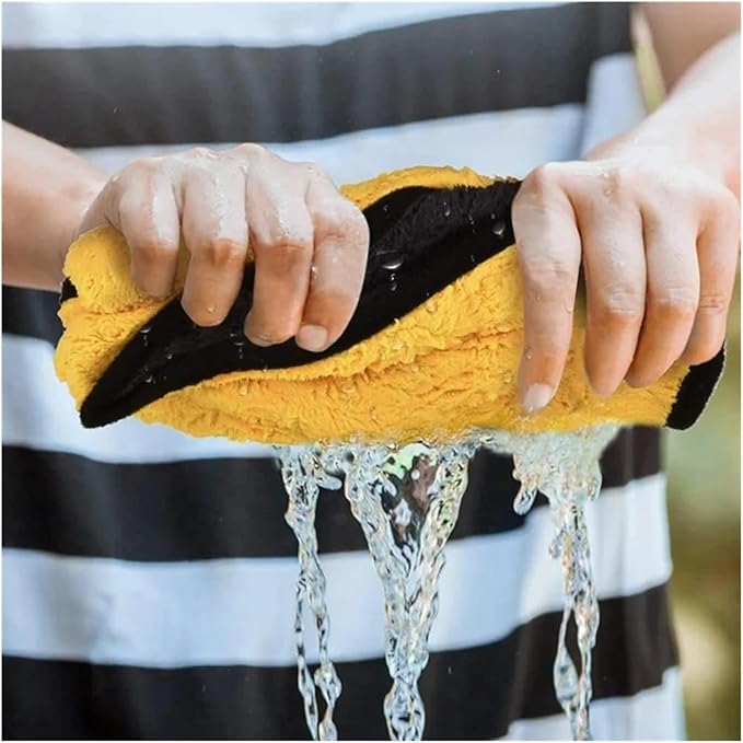 1/2/6PCS Microfiber Car Towel Set - Super Absorbent & Scratch-Free Detailing & Drying Cloths fit for Car Wash, Polishing, Glass and Interior Cleaning(30x30 1pc)