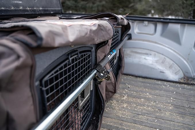 Keeper - Extended Ratcheting Cargo Bar - Adjustable 44 to 74 Inches, Secure Storage for SUVs, Full Sized Trucks, and Trunks