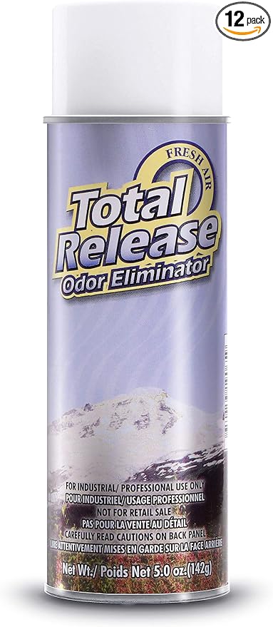 HI-TECH Total Release Odor Eliminator | Car Air Freshener Fogger | Fresh Air (12 Pack)