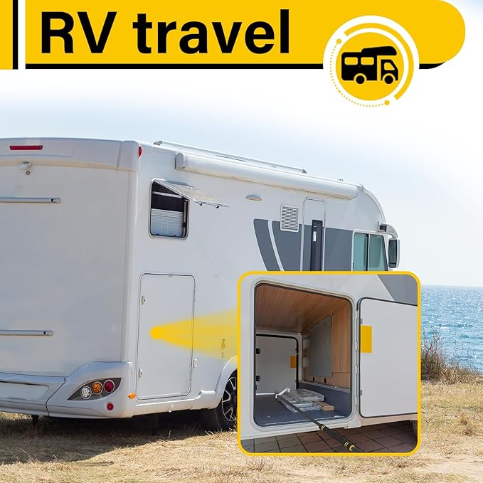 Truck Cargo Retriever Heavy Duty, Cargo Grabber Truck Cargo Retriever 35-77" with Two Hooks Essential Pickup Truck Van RVs Tools Thickened Stainless Steel is Sturdy and Convenient