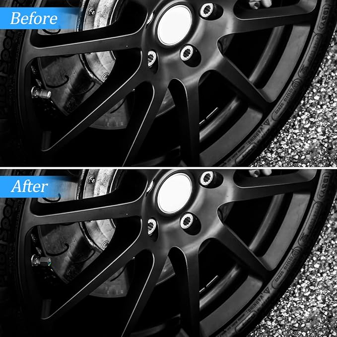 4PCS American Flag Tire Valve Stem Caps for Car, Auto Anti-Rust Airtight Rubber Valve Stem Covers, Leakproof Wheel and Tire Exterior Accessories Universal for Car, Bikes,Vehicles (Black/Multicolor)