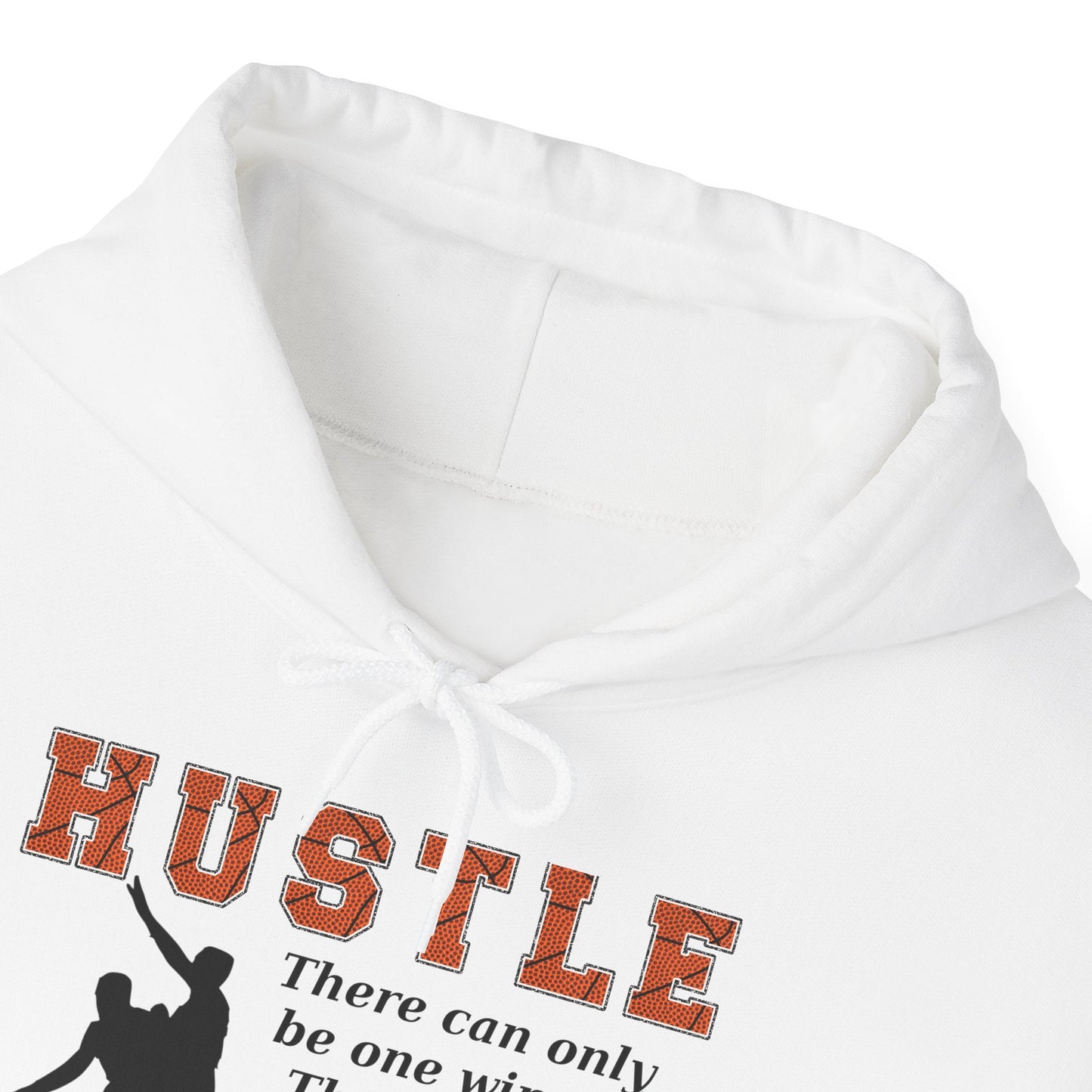 Basketball Hustle Motivational Encouragement Heavy Blend™ Casual Comfort Hoodie