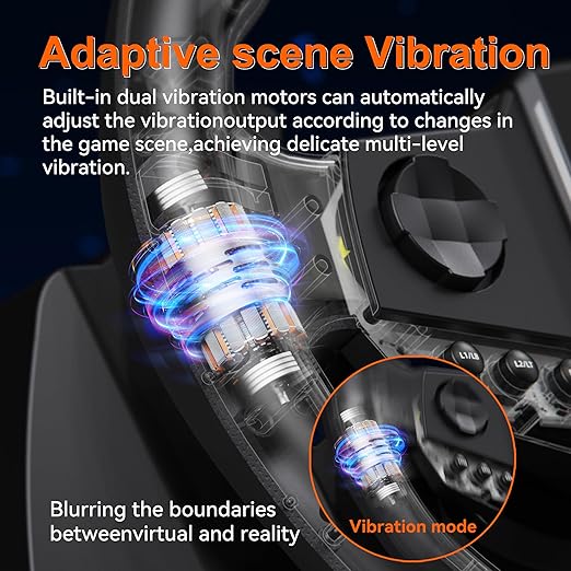PXN PC Racing Wheel, V900 GEN2 Universal Usb Car Sim 270/900 Degree Race Steering Wheel with Pedals for PC, PS3, PS4, Xbox One, Xbox Series X/S, Switch