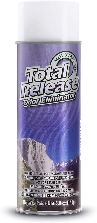 HI-TECH Total Release Odor Eliminator | Car Air Freshener Fogger | Mountain Air (6 Pack)