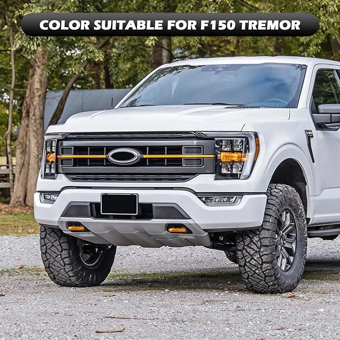 Tow Hooks Covers for Ford F150 2004-2026 Bronco Base/Big Bend/Outer Banks 2021-2026 Compatible with Toyota Tundra Accessories 2017-2021 (Dark Orange)