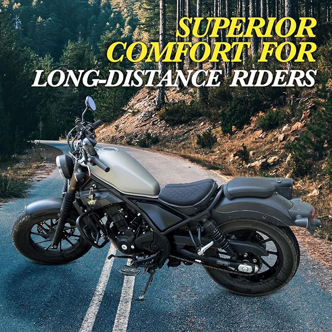 Foldable Motorcycle Gel Seat Cushion with Sunshade Cover – 3D Dome-Shaped High Elasticity Shock Absorption Seat Pad, Comfort & Butt Protection for Long Rides, Stay Cool & Comfortable