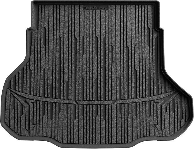 TripleAliners All Weather Trunk Mat Compatible with 2024-2025 2026 KIA K4 Sedan Accessories Cargo Mat Custom Fit TPE Full Coverage Protection Odorless Waterproof Cargo Liner