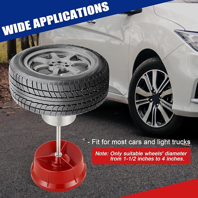 Portable Bubble Wheel Balancer, Heavy Duty Wheel Balancer with Bubble Level, Tire Balancing for Cars & Trucks, Rim Tire Balancer Machine for Car Light Truck Repair