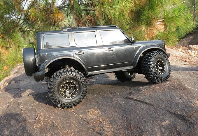 HOBBYSOUL 1.0 Tires 58mm Tall All Terrain Super Soft Sticky mud Tyre for RC Crawler 1/24 SCX24 1/18 TRX4M Upgrades