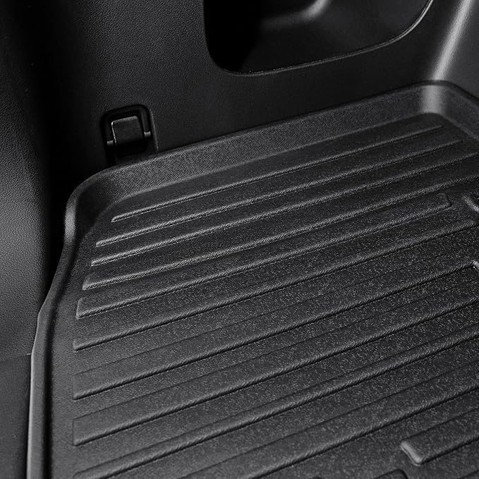 Cargo Mat for Hyundai Santa FE 2024-2026 (Fit Hybrid and Gas), All Weather TPE Cargo Mat with Backrest Mat Rear Cargo Liner Protection for Hyundai Santa Fe