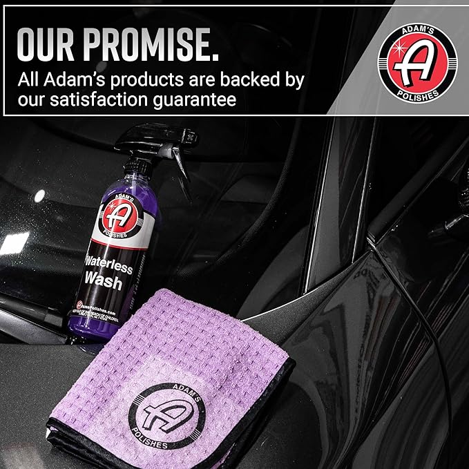 Adam's Polishes Waterless Car Wash - Made with Advanced Emulsifiers and Special Lubricants - Eco-Friendly Waterless Car Washing with No Hoses, Water & Messes (Combo)