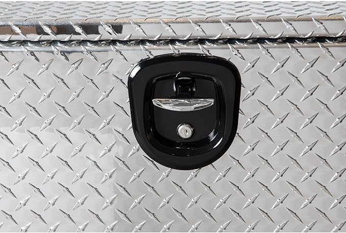 Buyers Products 1705135 Diamond Tread Aluminum Underbody Truck Tool Box, 24 x 24 x 36, Made in USA, .100 in. Thick, Corrosion Resistant, Locking Compression Latch, Secure Storage for Work Trucks