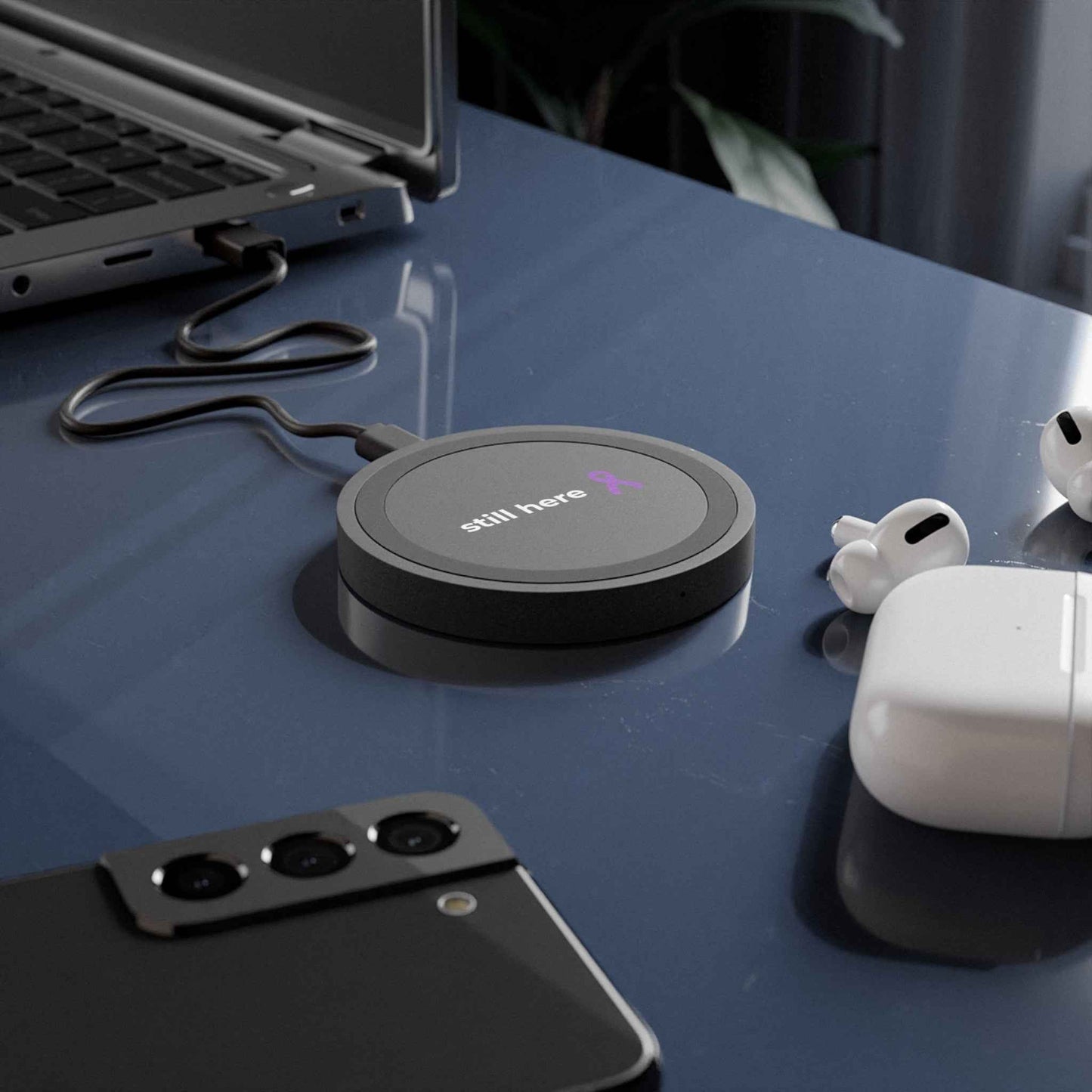 Still Here Wireless Charger | Epilepsy Awareness Charger
