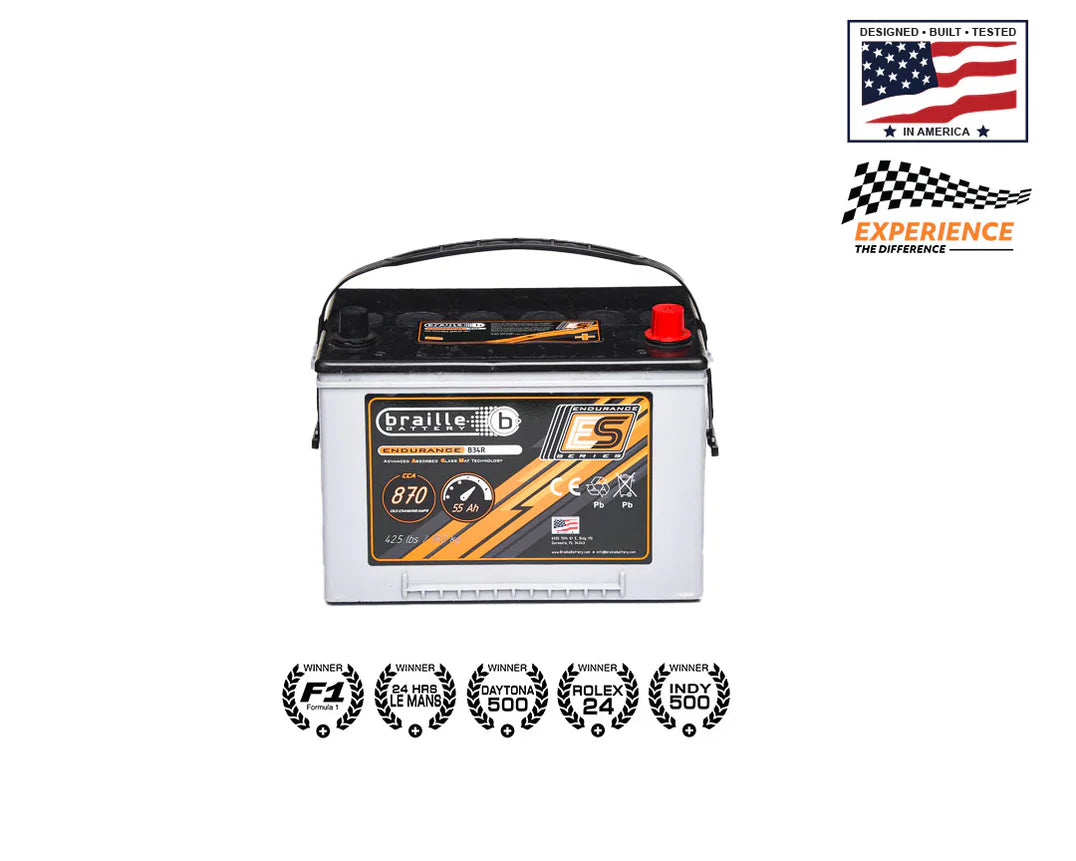 Braille Endurance AGM Battery Group Size 34