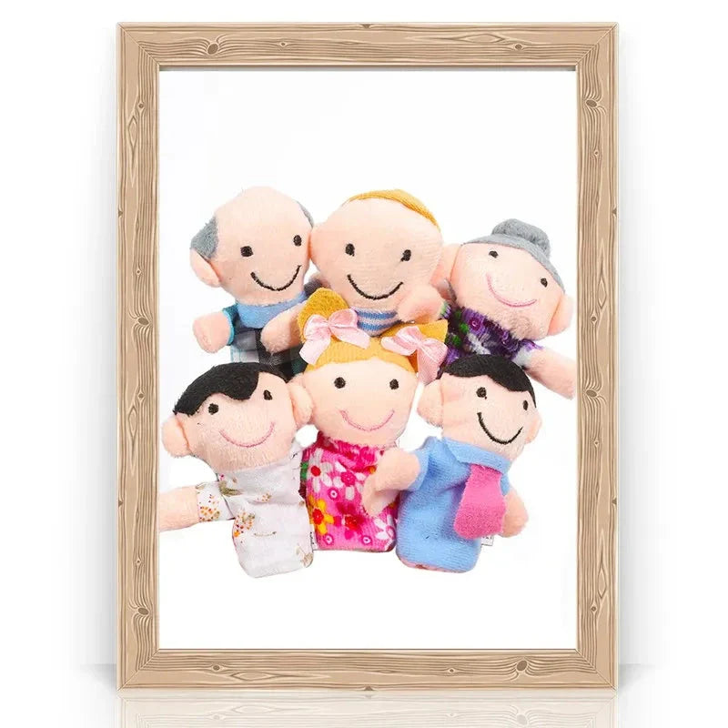 Cartoon Finger Puppets – 1/5/10pcs Plush Hand Dolls for Kids