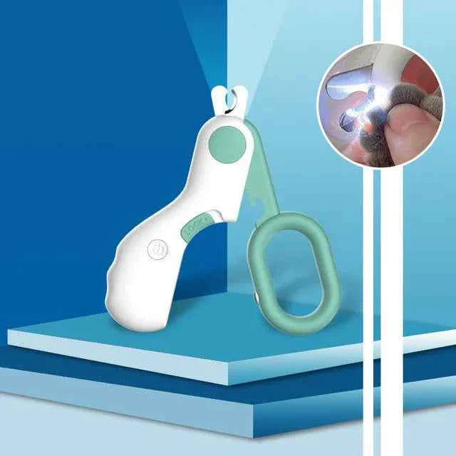Precision Cat Nail Clipper with Safety Guard and LED Light