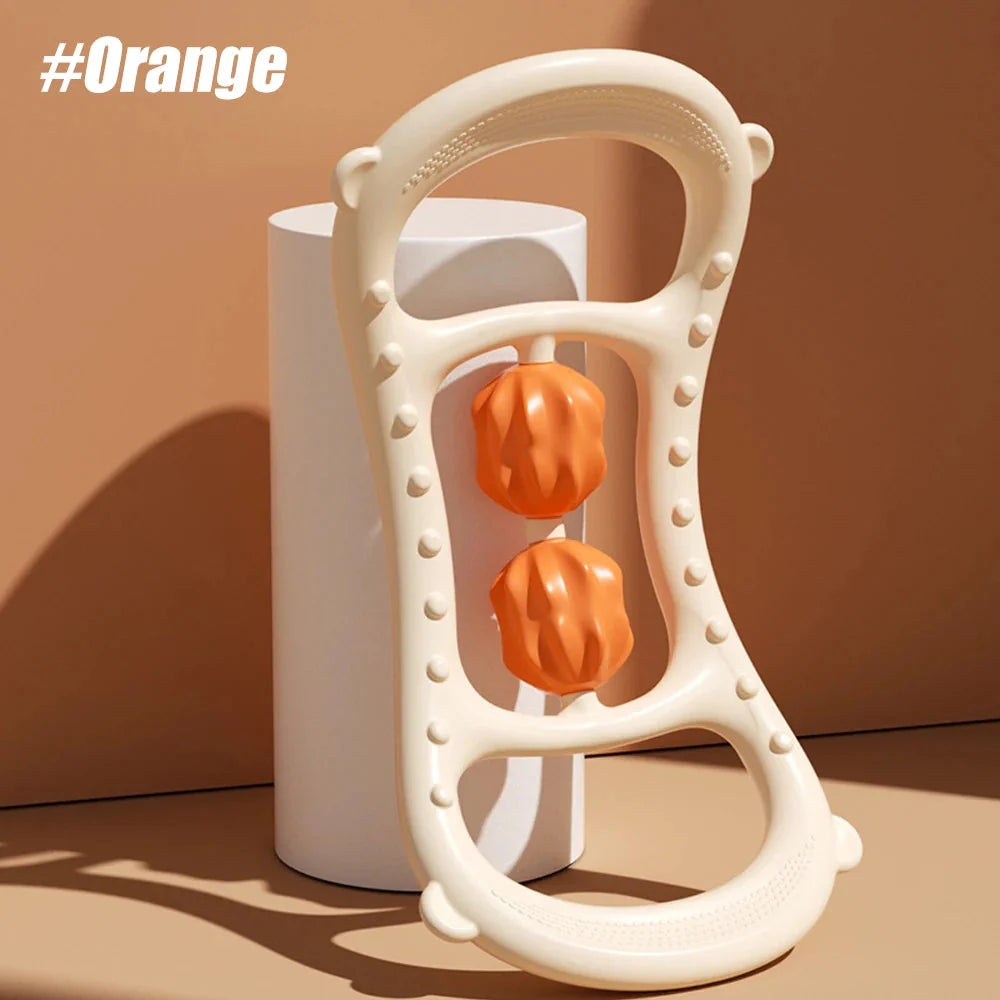 Handheld Massage Roller for Neck, Legs & Deep Tissue Muscle Relief