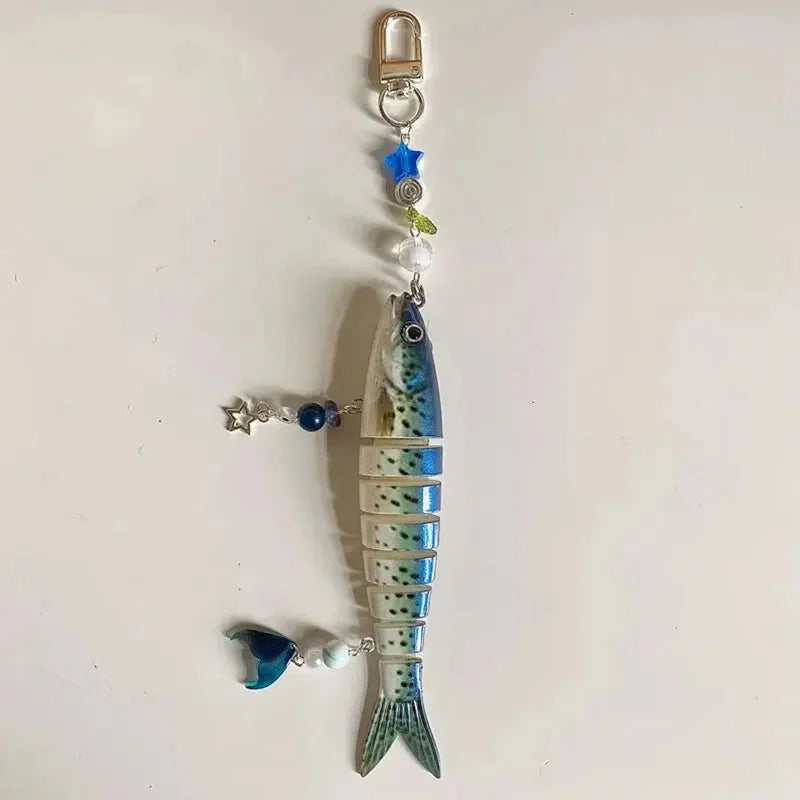 Handmade Fish Keychain, Gift For Fishing Enthusiasts