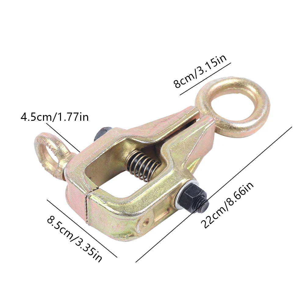 5 Ton Wide Mouth Pull Clamp 2 Way Repair Tool Frame Auto Body Repair Dent Puller