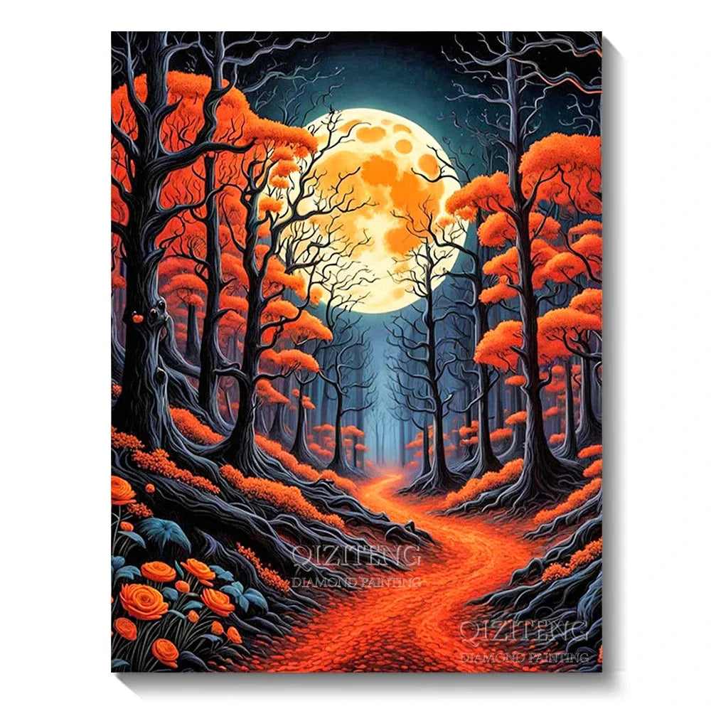 5D Diamond Painting Kit - Aurora Landscape Mosaic, Full Round Drill for DIY Home Decor