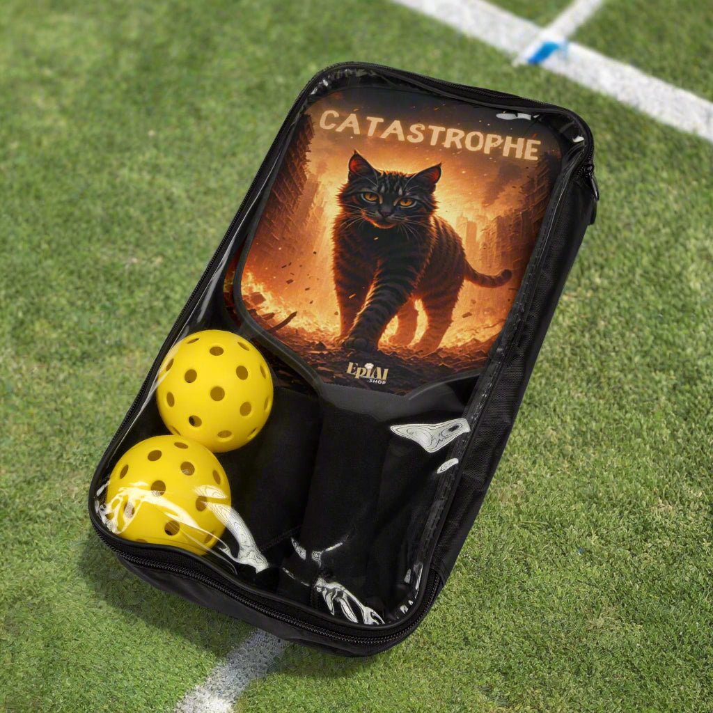CATastrophic Pickleball Kit - Ultimate Fun Sports Set for Active Play
