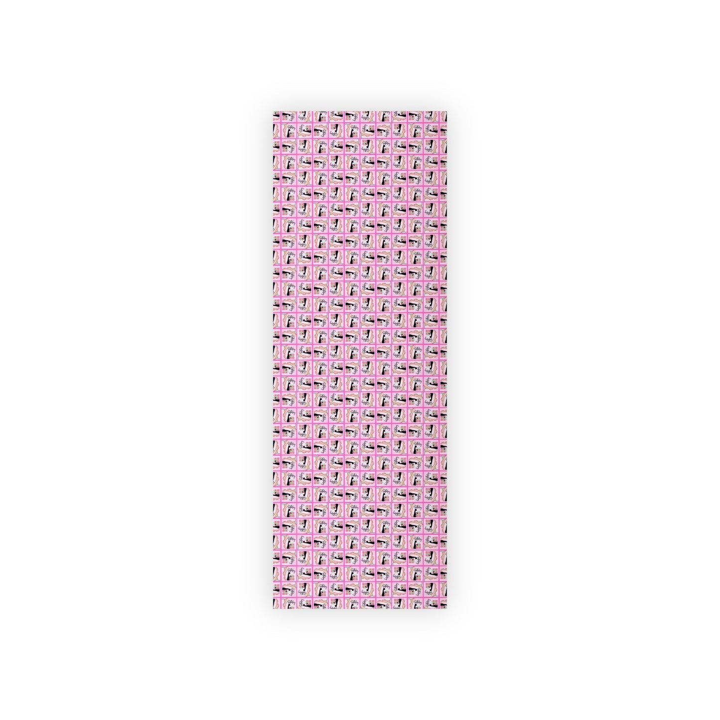Charming Cat Lady Birthday Gift Wrapping Paper Roll