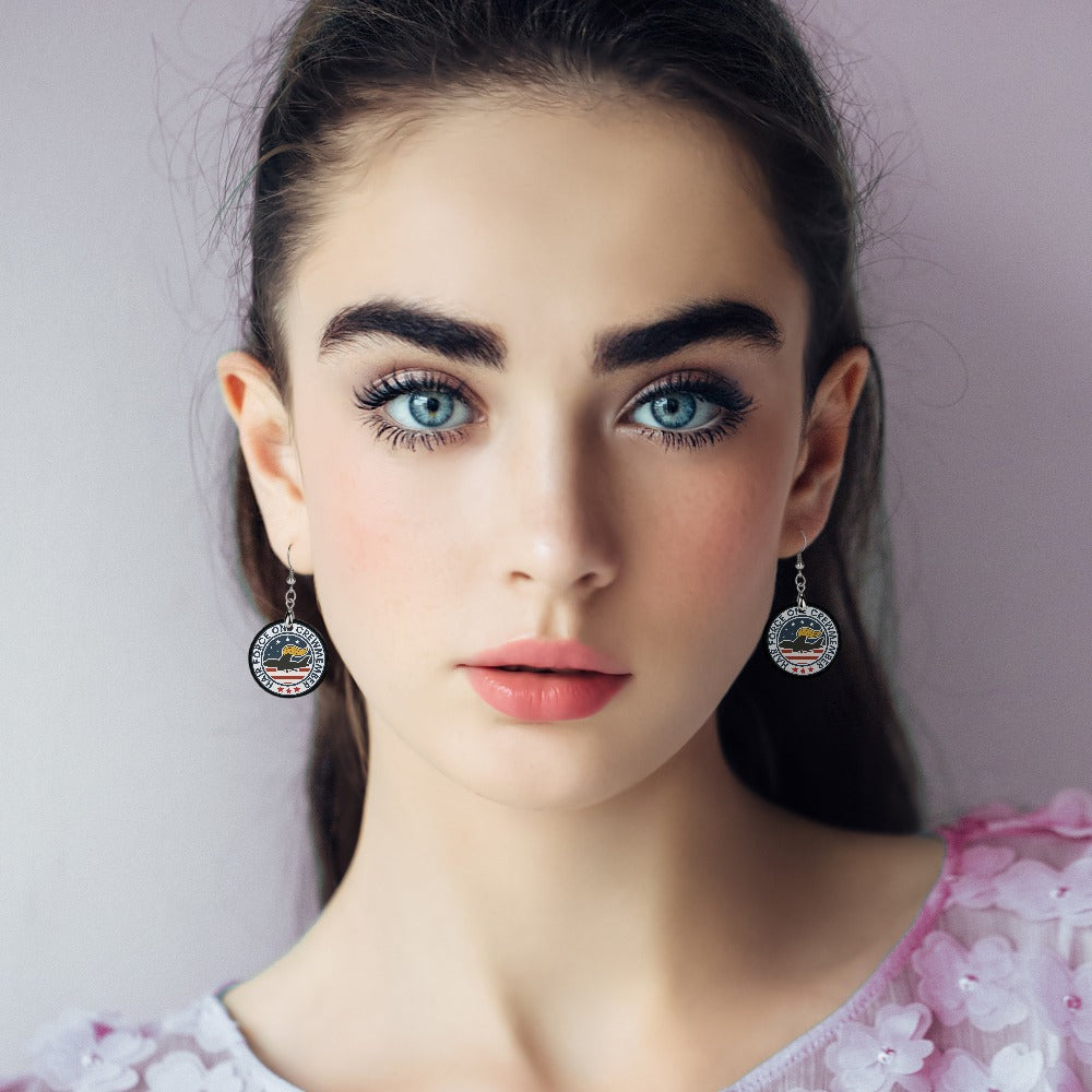 Hair Force One Crew Member Statement Earrings