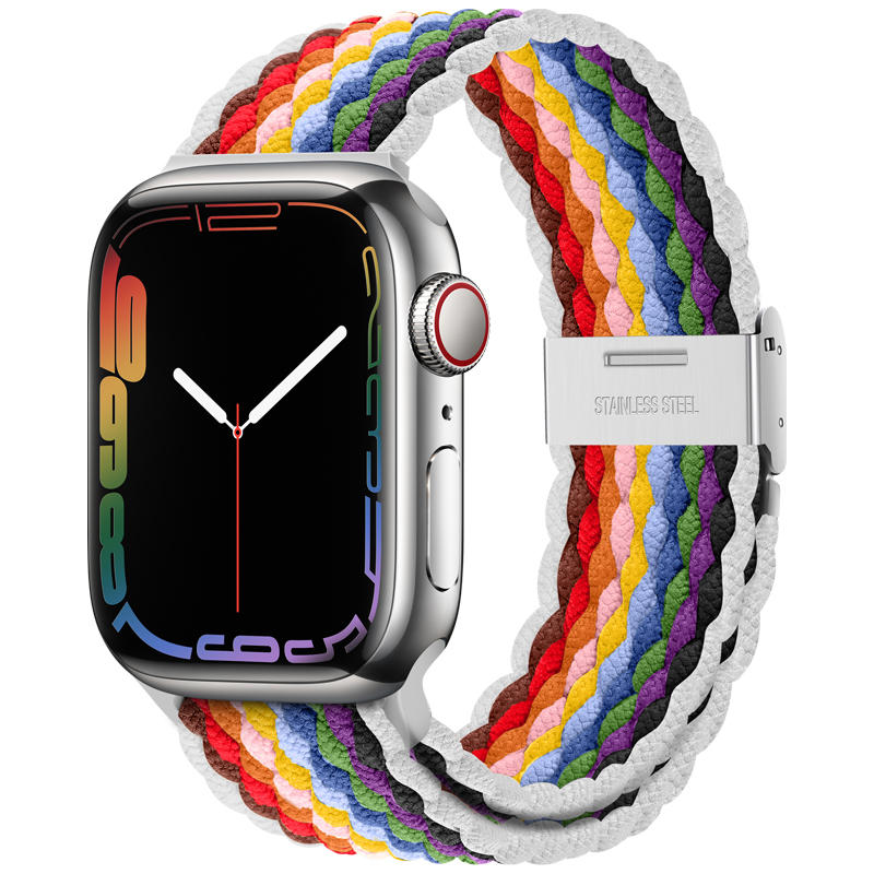 Creative Nylon Loop Elastic Woven Watch Strap
