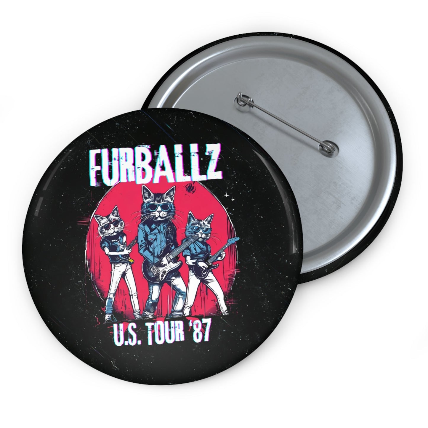 FURBALLZ Pinback Button